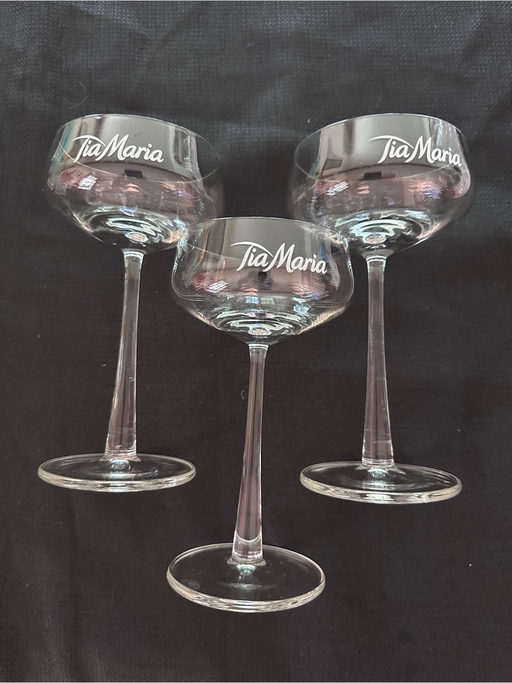 Tia Maria Espresso Martini Glasses - Set of 3